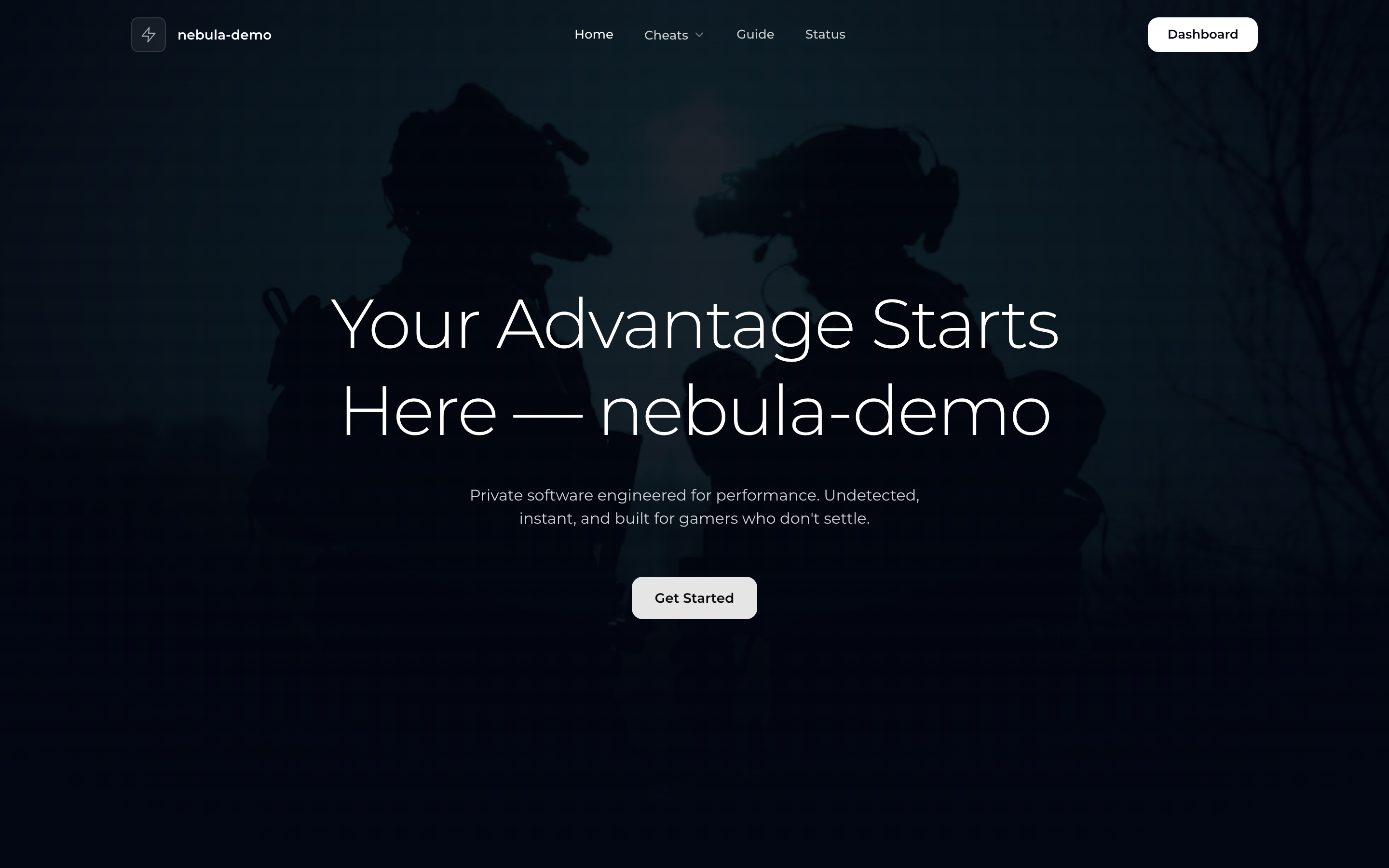 Nebula theme storefront